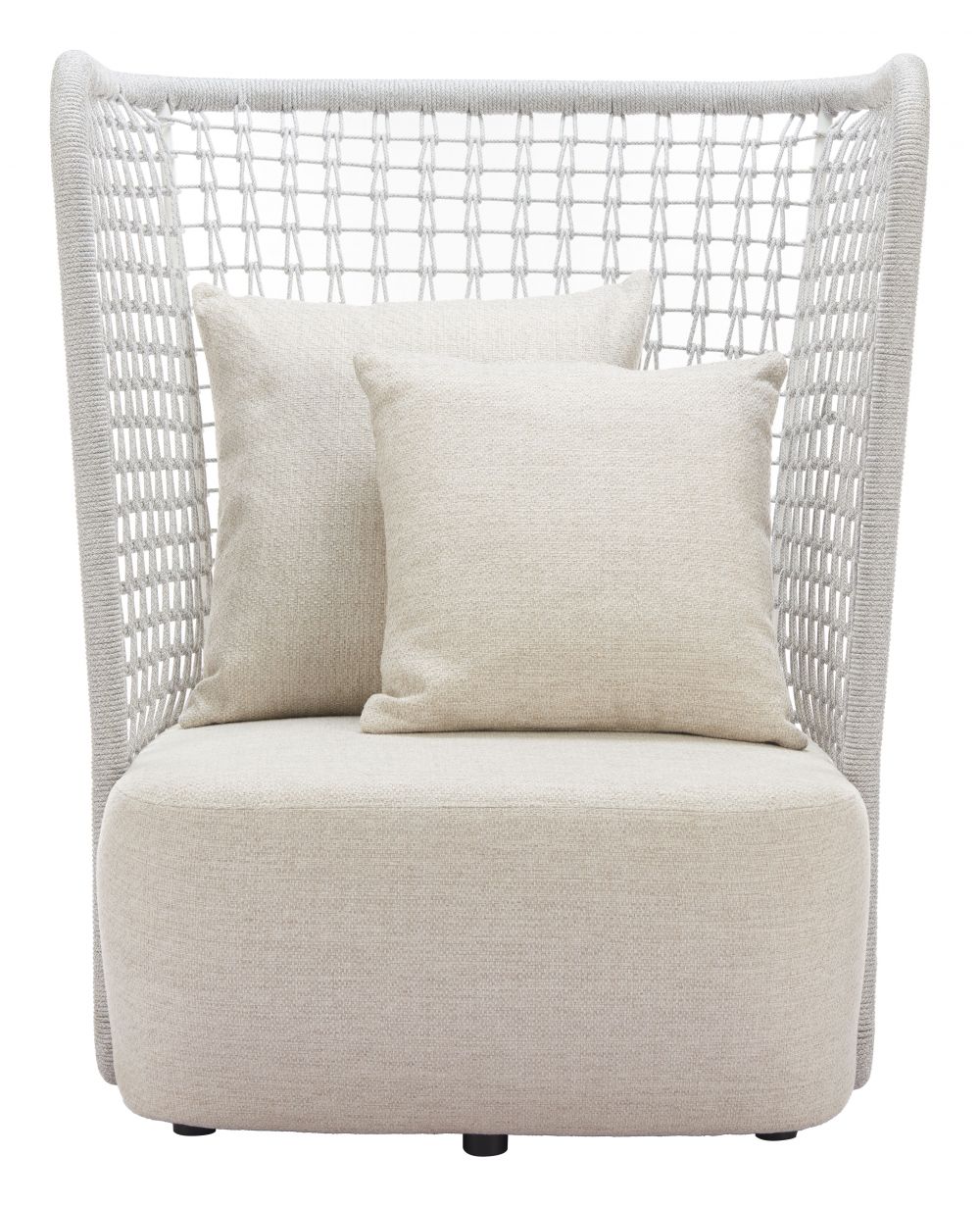 Zuo Modern Hudu Olefin Fabric Outdoor Accent Chair