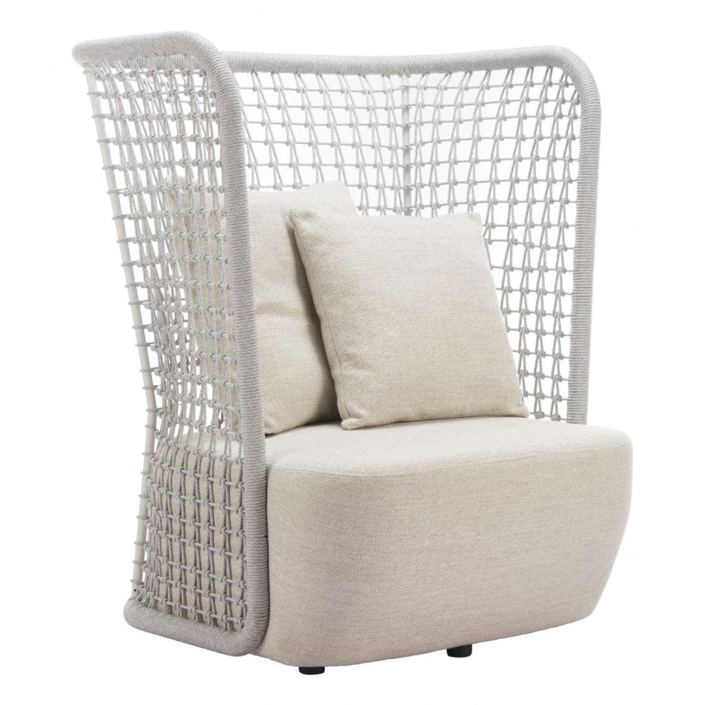 Zuo Modern Hudu Olefin Fabric Outdoor Accent Chair