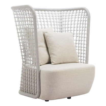 Zuo Modern Hudu Olefin Fabric Outdoor Accent Chair