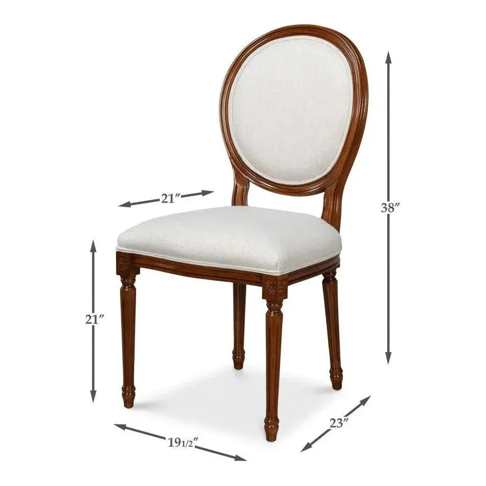 Sarreid Hugo Performance Fabric Dining Chair 2PC