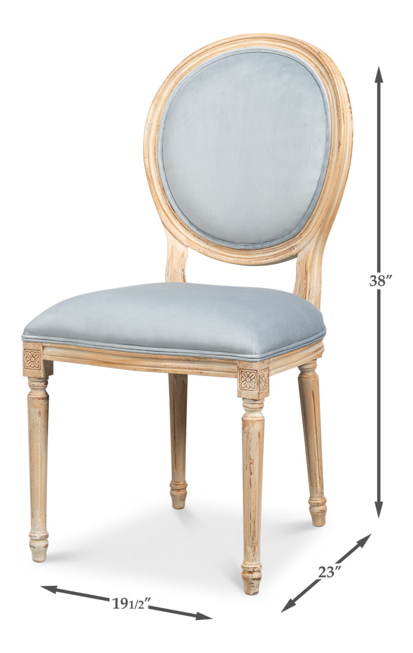 Sarreid Hugo Performance Fabric Dining Chair 2PC