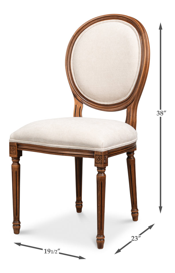 Sarreid Hugo Performance Fabric Dining Chair 2PC