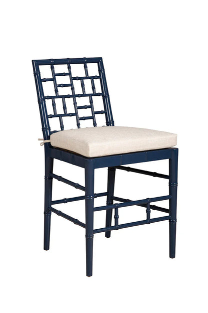 Hugo Linen Upholstered Modern Counter Stool