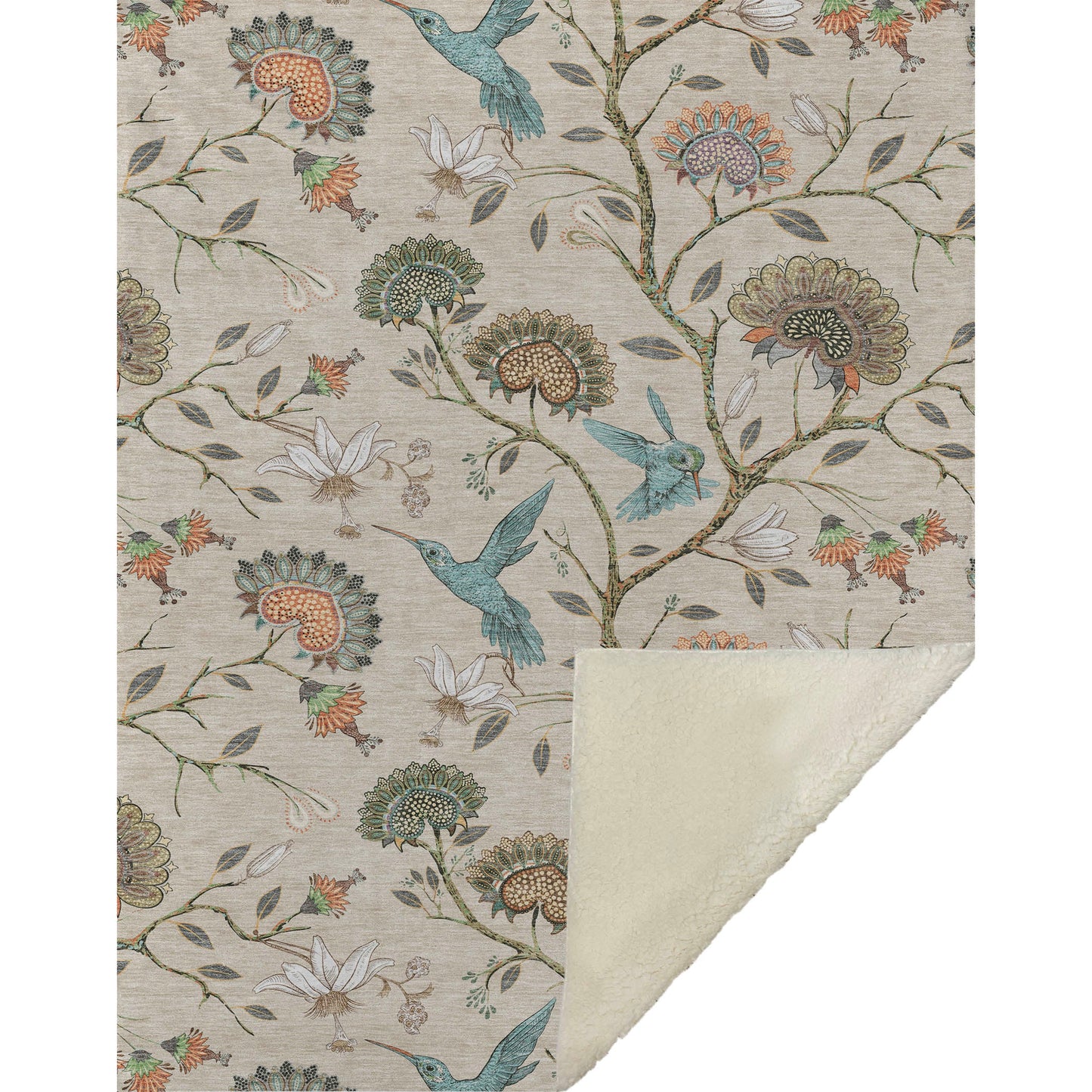 Hummingbirds 50" x 70" Throw Blanket