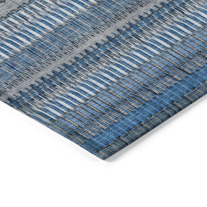 Addison Rugs Hushed Blue Washable Indoor-Outdoor Rug