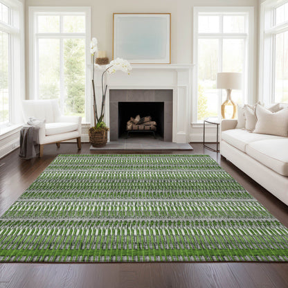 Addison Rugs Hushed Green Washable Indoor-Outdoor Rug
