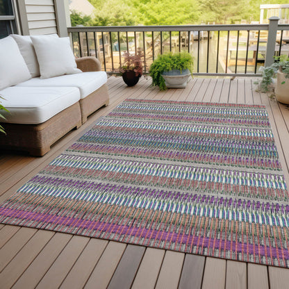 Addison Rugs Hushed Taupe Washable Indoor-Outdoor Rug