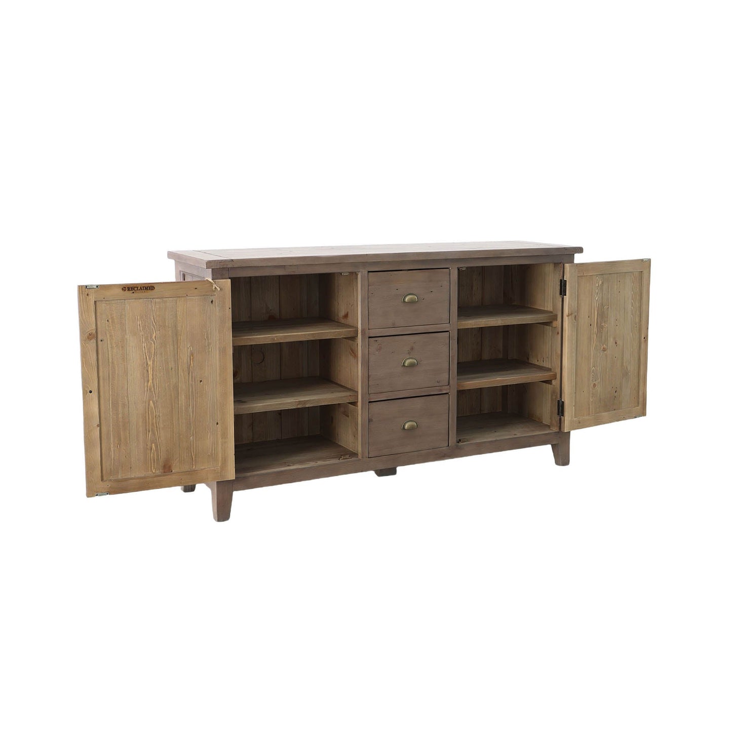LH Home Irish Coast Three Drawers Wood Sideboard