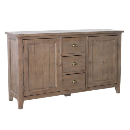 LH Home Irish Coast Three Drawers Wood Sideboard