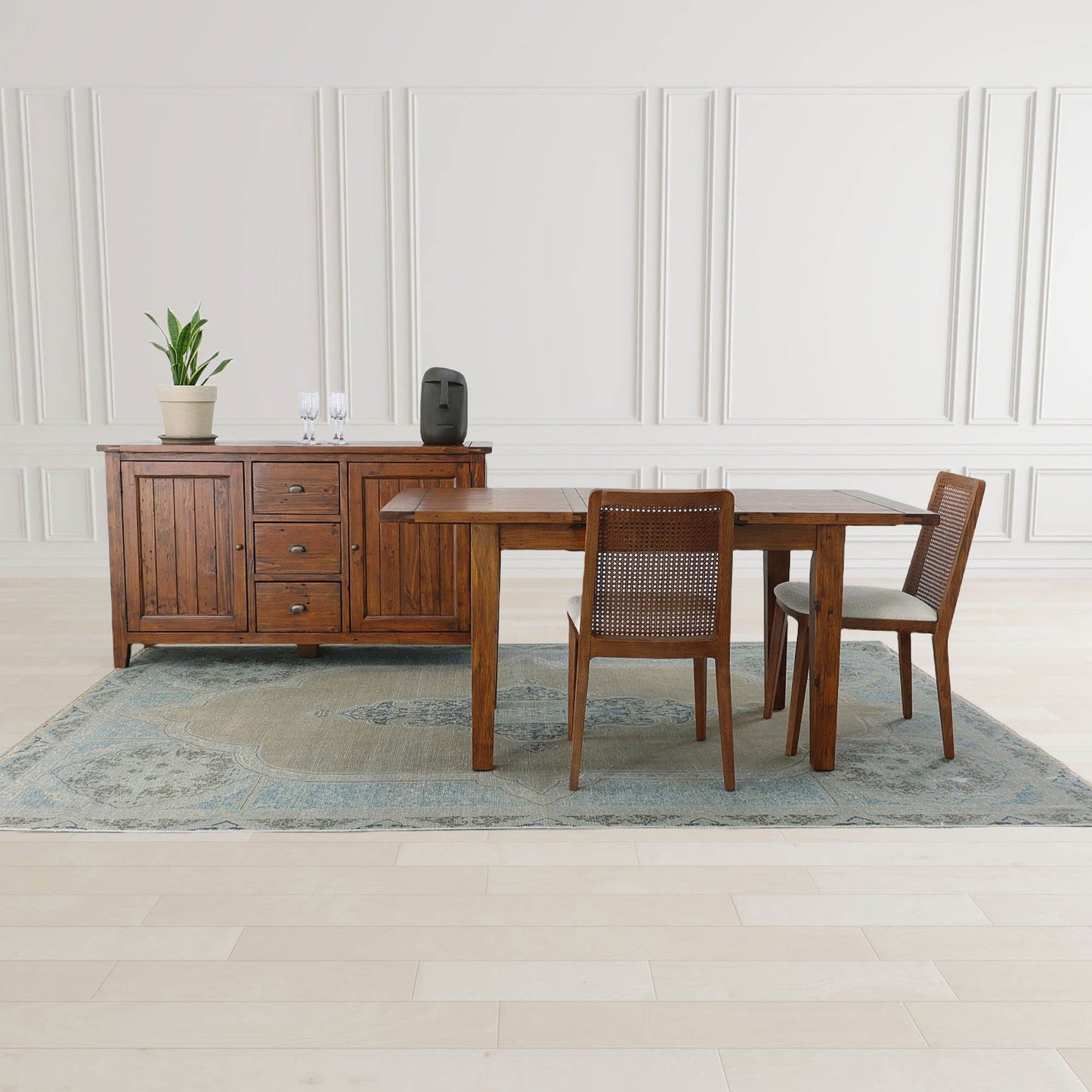 LH Home Irish Coast Extendable Dining Table