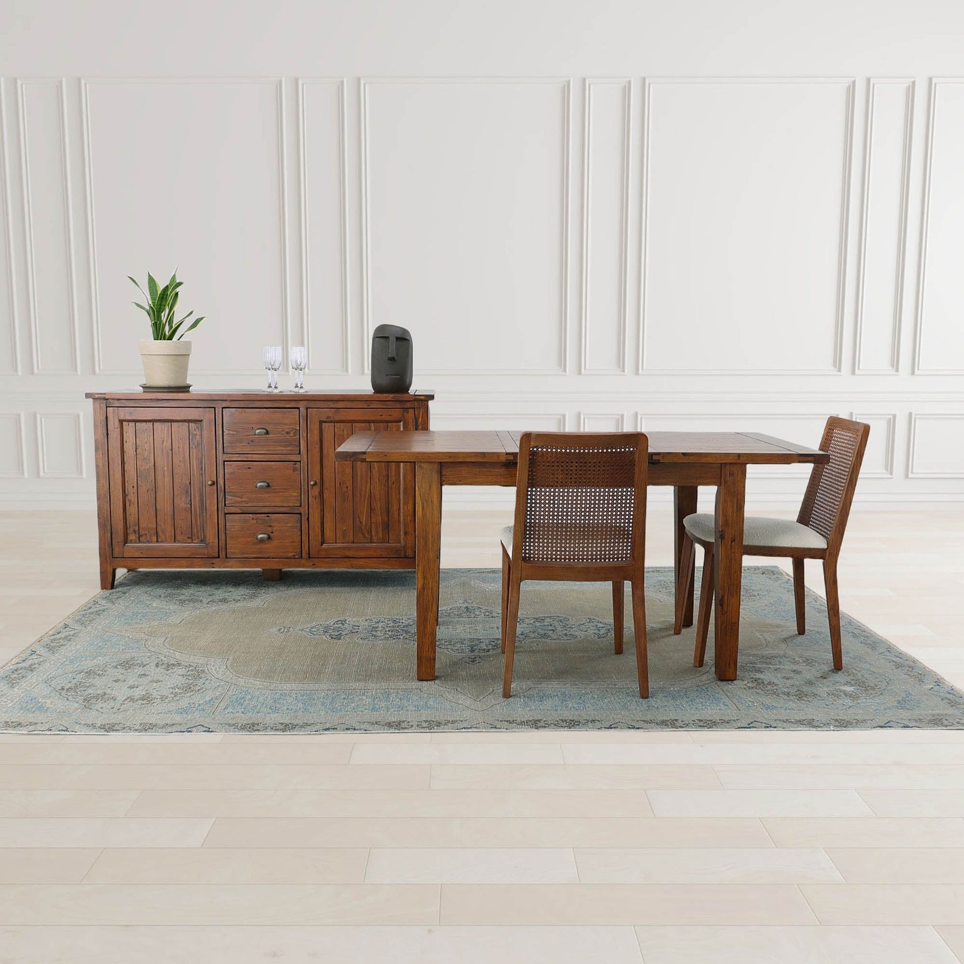 LH Home Irish Coast Extendable Dining Table