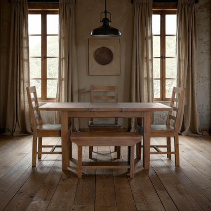 LH Home Irish Coast Extendable Dining Table