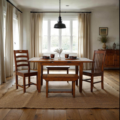 LH Home Irish Coast Hand-Hole Wooden Dining Chair