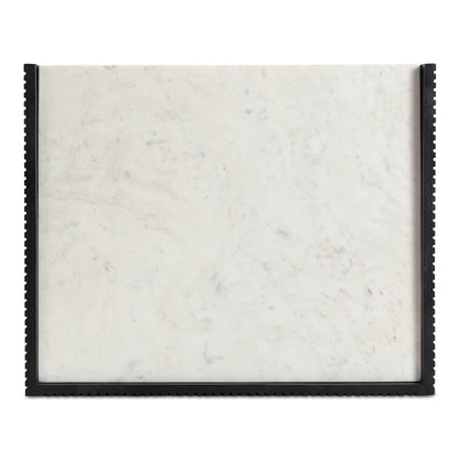 Carter Black Marble Top Nightstand