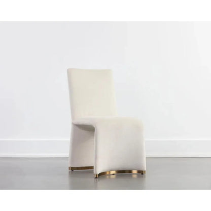 SUNPAN Iluka Fabric Armless Dining Chair 2PC