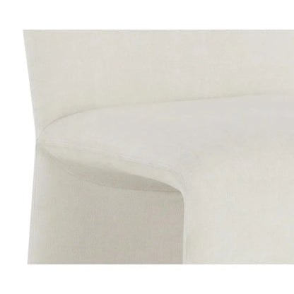 SUNPAN Iluka Fabric Armless Dining Chair 2PC