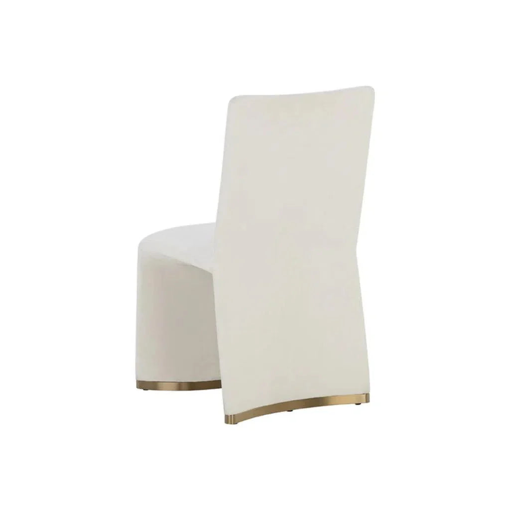SUNPAN Iluka Fabric Armless Dining Chair 2PC