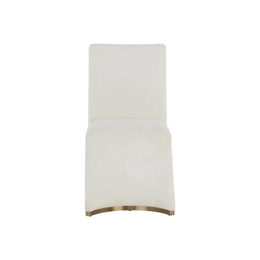SUNPAN Iluka Fabric Armless Dining Chair 2PC