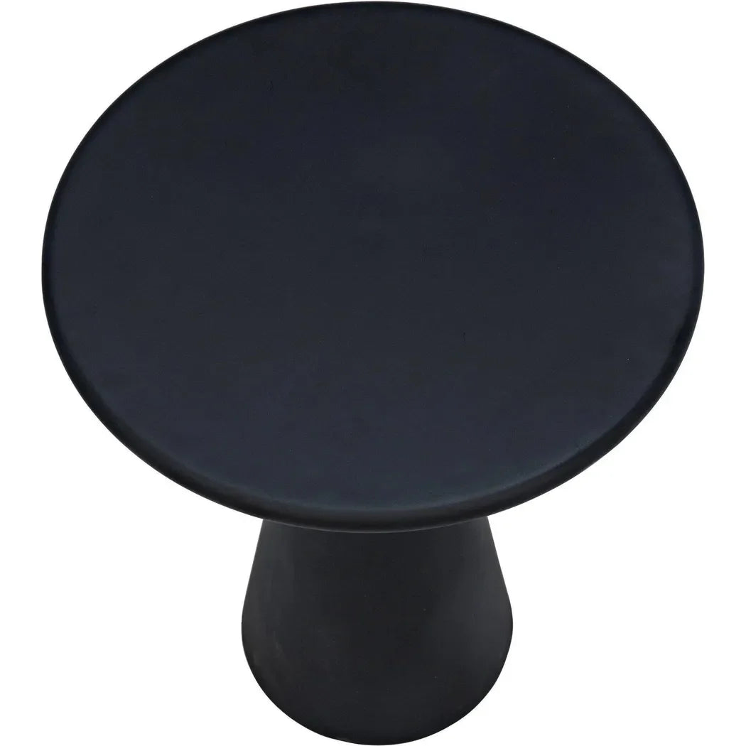 Idiom Black Steel Round Side Table