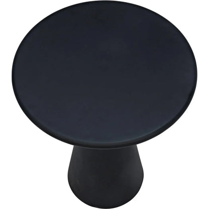 Idiom Black Steel Round Side Table