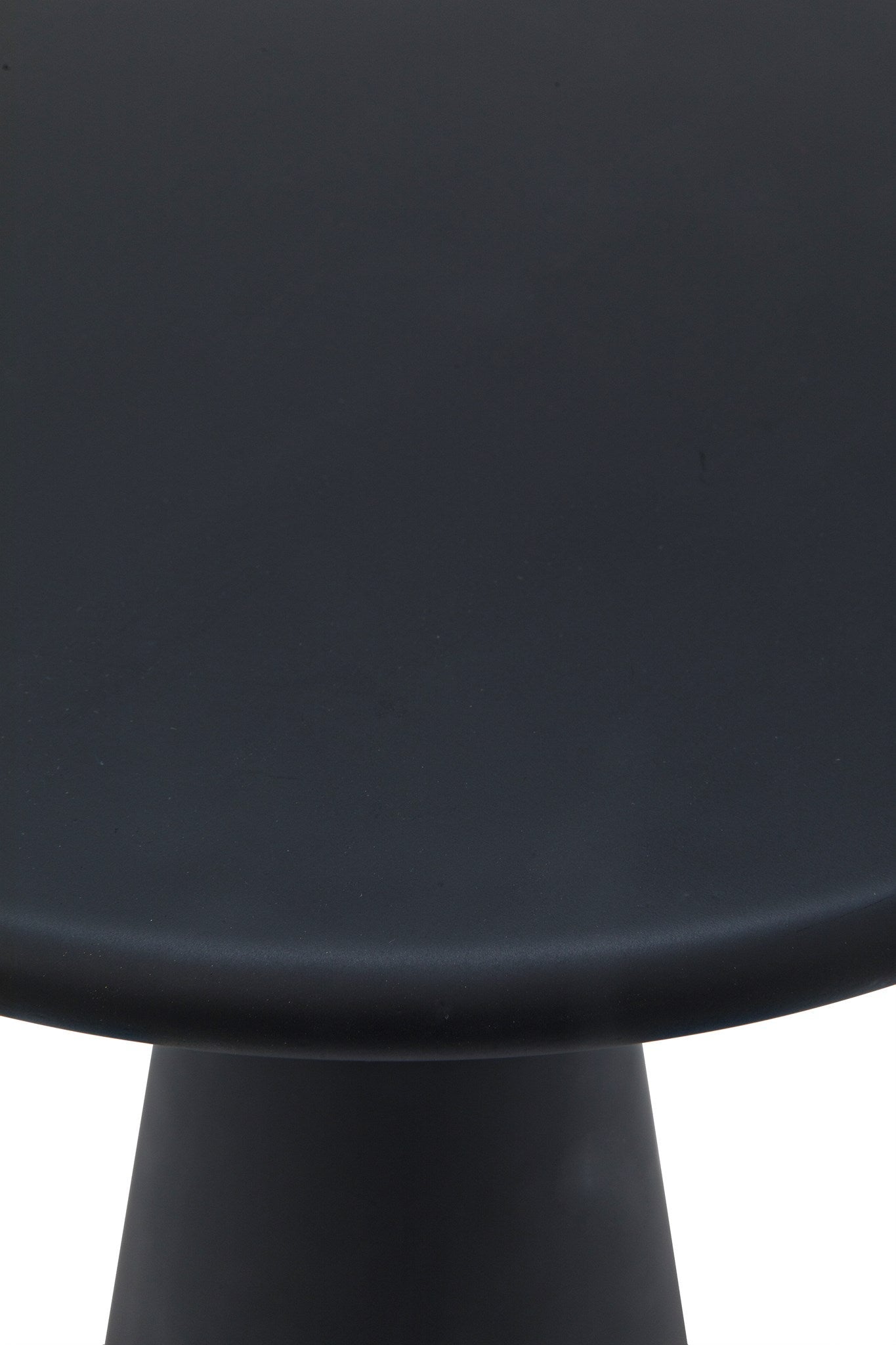 Idiom Black Steel Round Side Table-Side Tables-Noir-Sideboards and Things