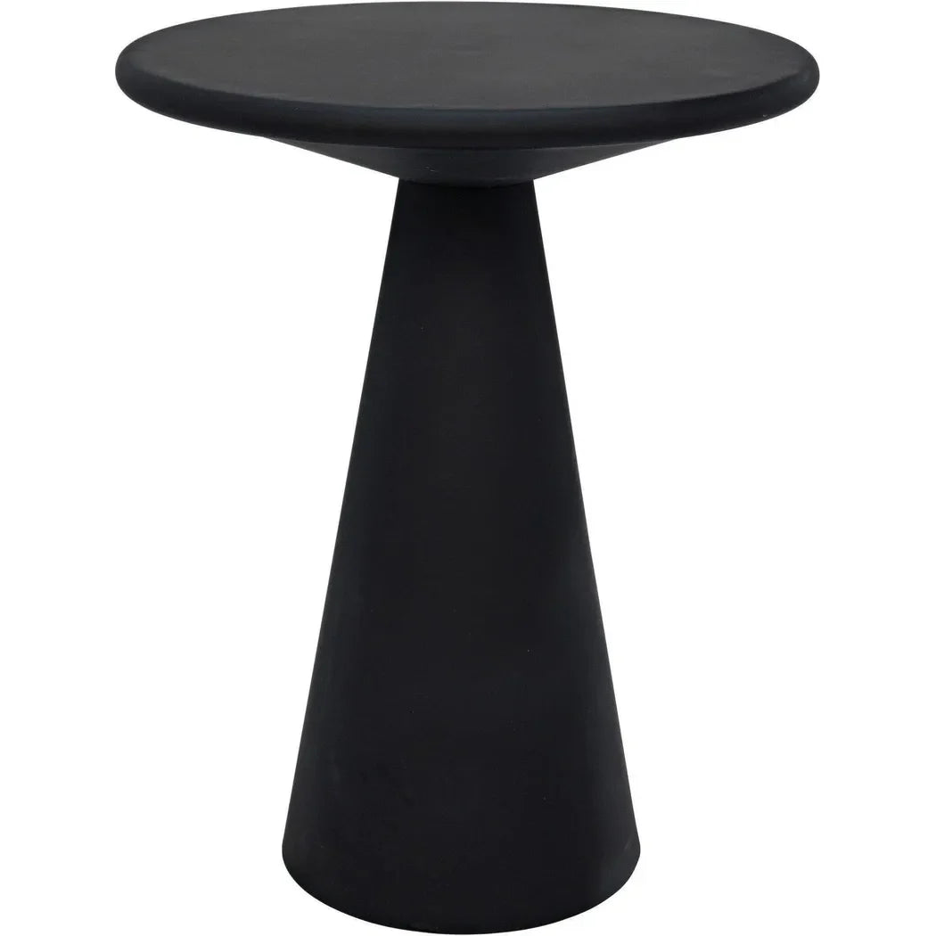 Idiom Black Steel Round Side Table