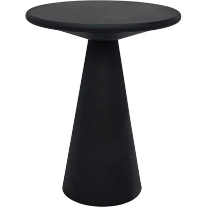 Idiom Black Steel Round Side Table
