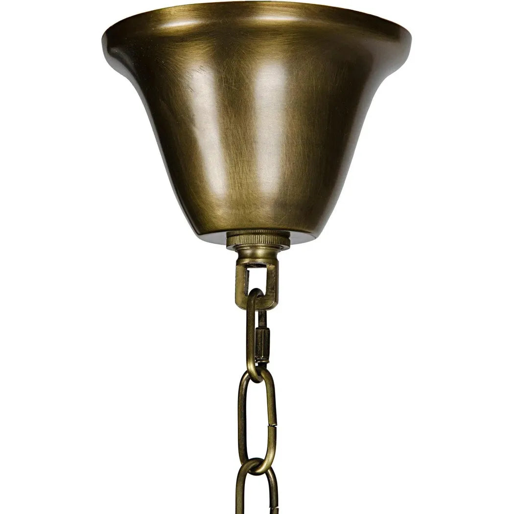 Ikram Metal Chandelier With Brass Finish