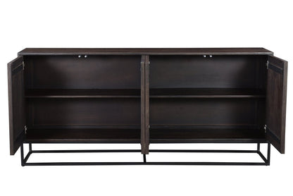 LH Home Illusion Four Doors Brown Sideboard