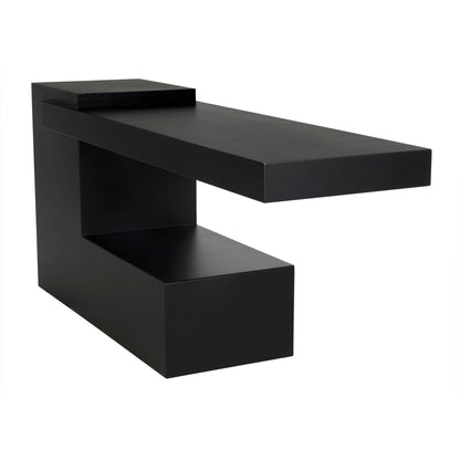 Impendeo Console, Black Steel-Console Tables-Noir-Sideboards and Things