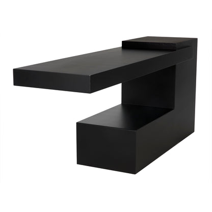 Impendeo Console, Black Steel-Console Tables-Noir-Sideboards and Things