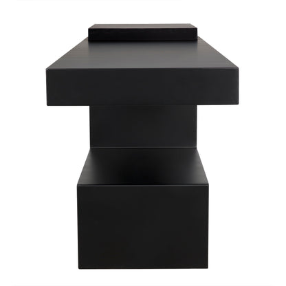 Impendeo Console, Black Steel-Console Tables-Noir-Sideboards and Things