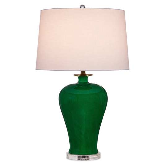 Imperial Green Table Lamp-Table Lamps-Currey & Co-Sideboards and Things