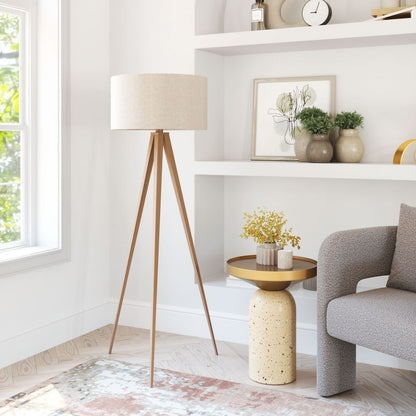 Zuo Modern Imperial Steel Floor Lamp