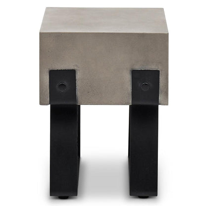 Industrial Fiber Reinforced Concrete Side Table