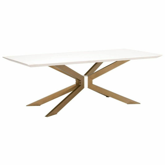 Industry Rectangle Ivory Concrete Dining Table Dining Tables Sideboards and Things By Essentials For Living