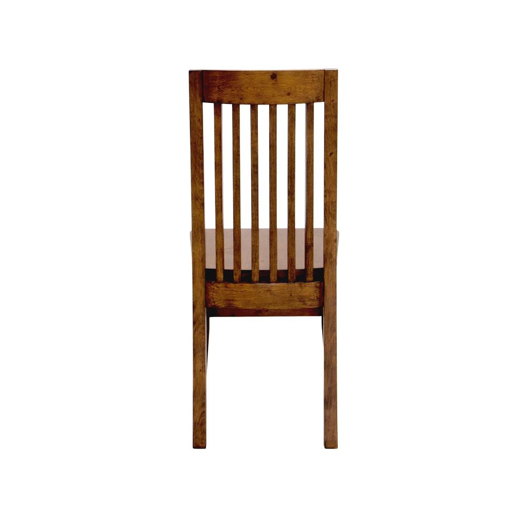 LH Home Irish Coast Slat Back Wooden Dining Chair 2PC