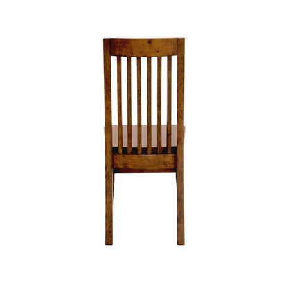 LH Home Irish Coast Slat Back Wooden Dining Chair 2PC