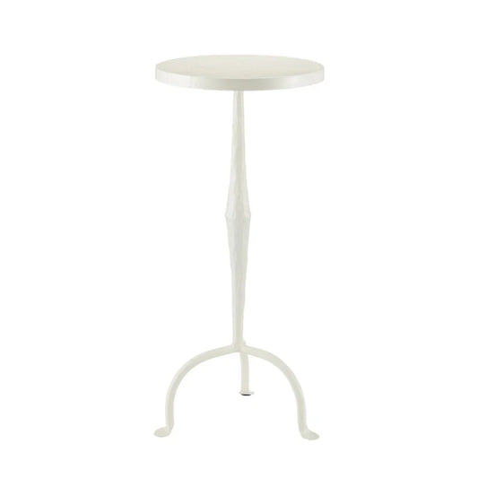 Irma Cast Iron Off-White Drinks Table