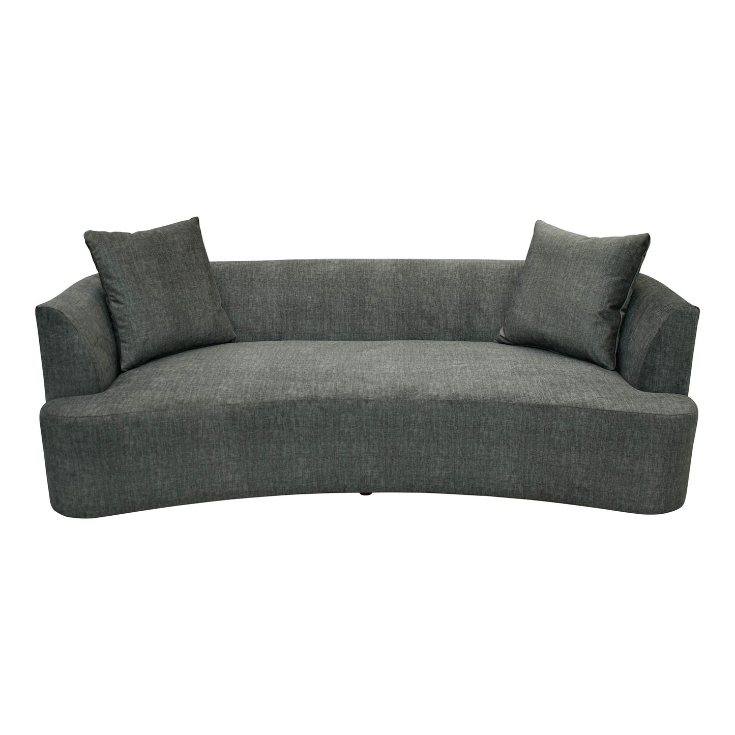 Isabella Dark Grey Fabric Modern Sofa