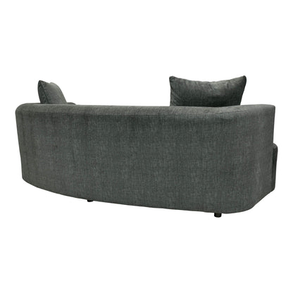 Isabella Dark Grey Fabric Modern Sofa