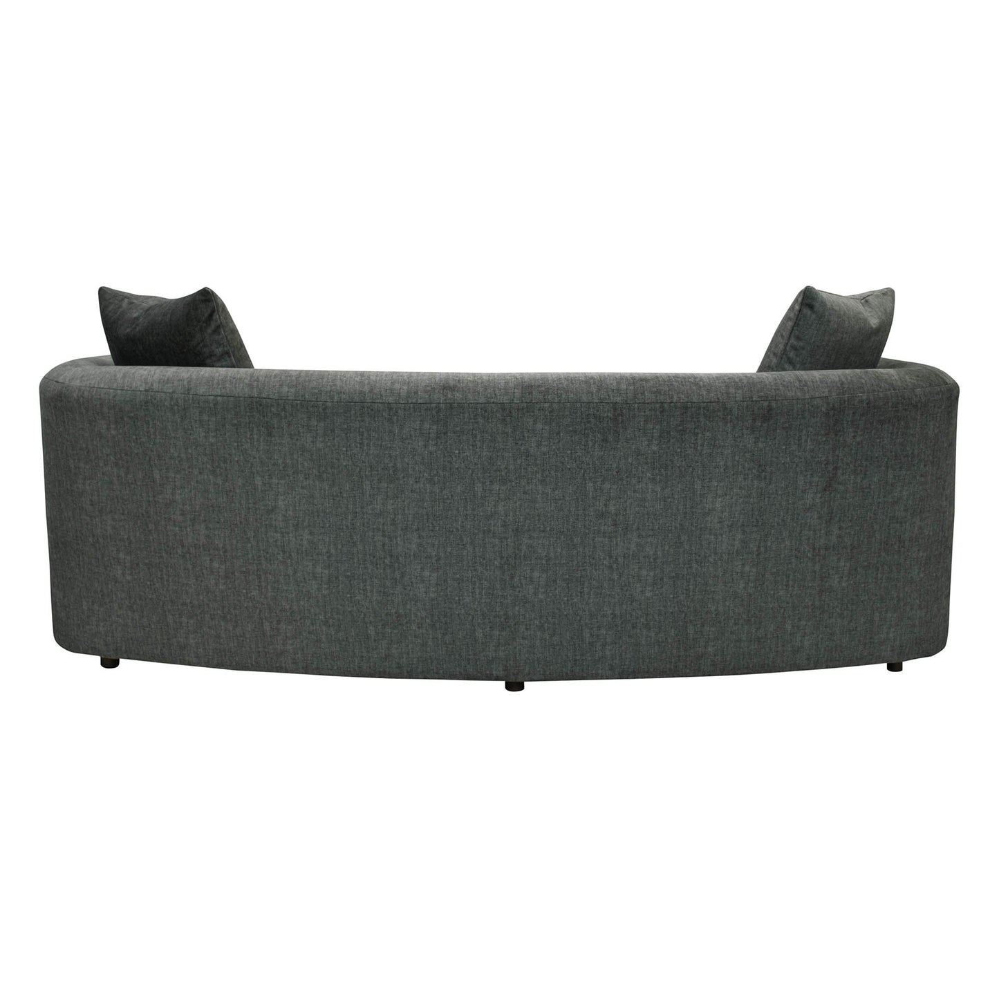 Isabella Dark Grey Fabric Modern Sofa