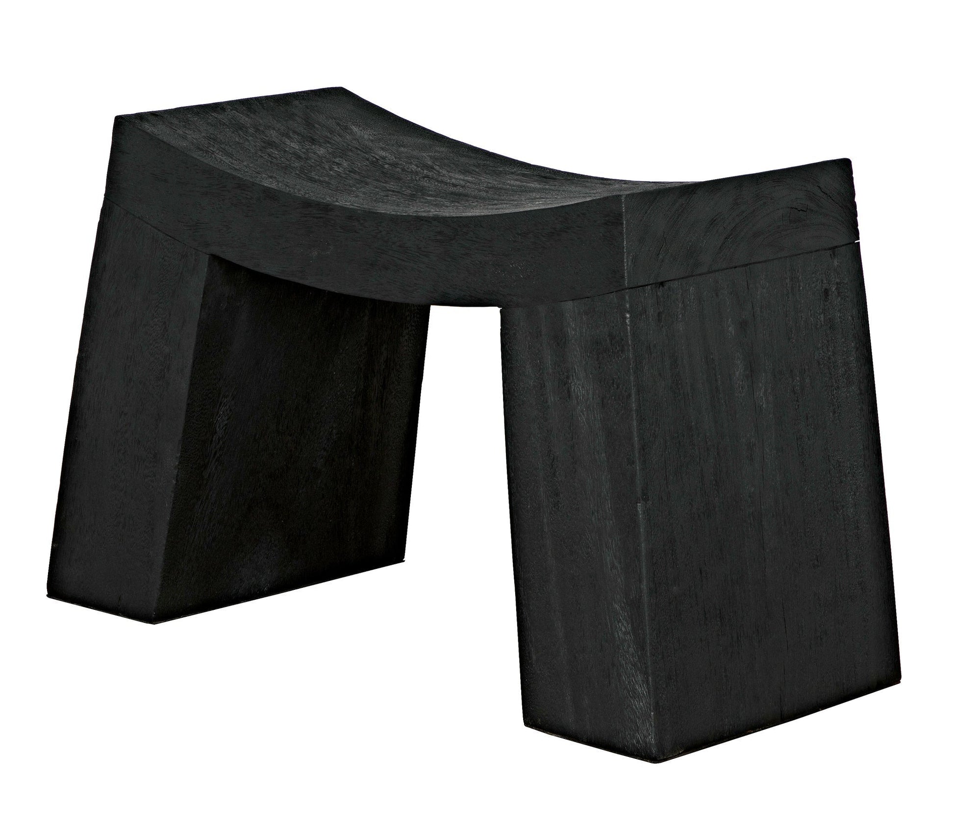 Ishiguro Stool-Poufs and Stools-Noir-Sideboards and Things