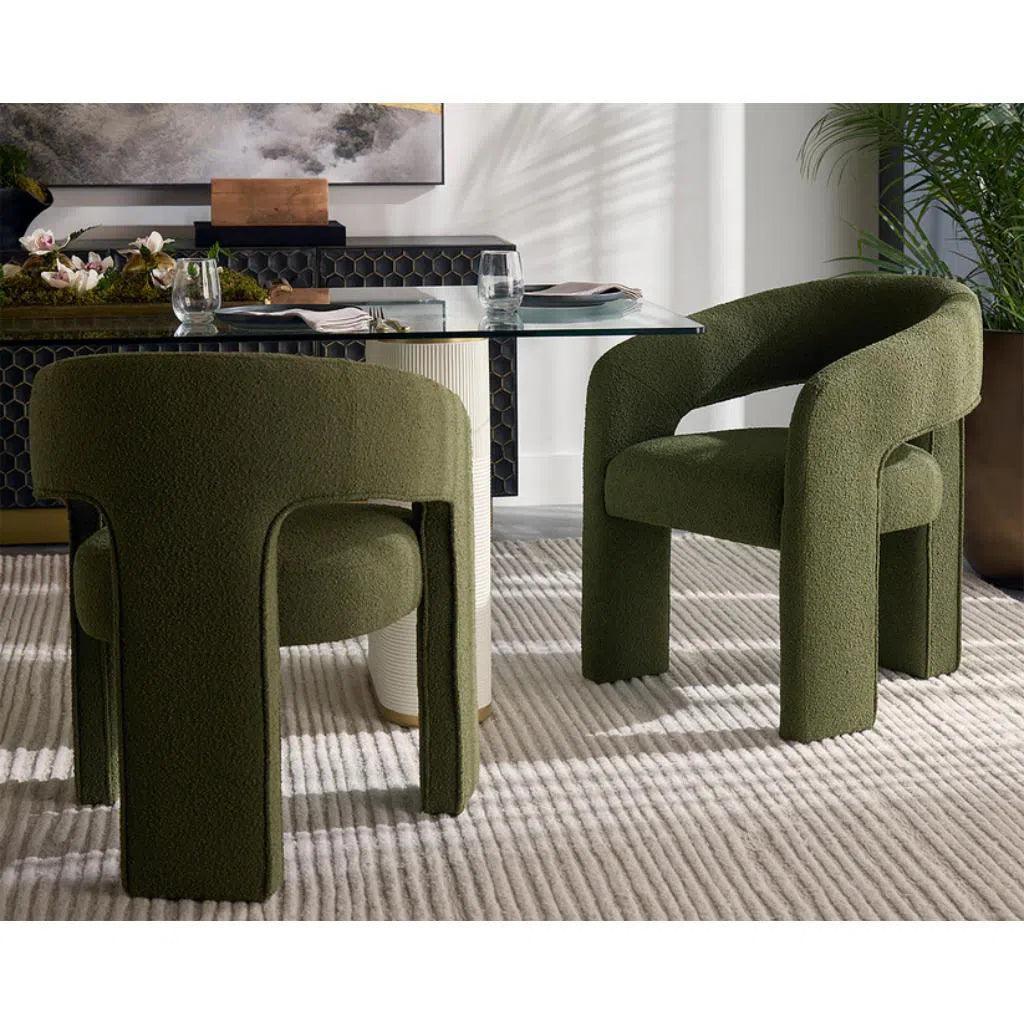 SUNPAN Isidore Fabric Dining Armchair