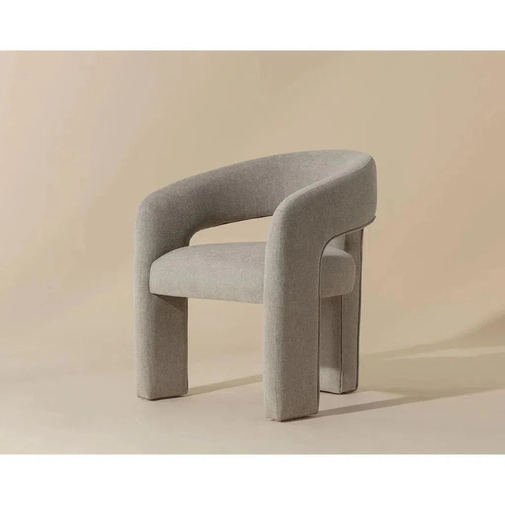 SUNPAN Isidore Fabric Dining Armchair