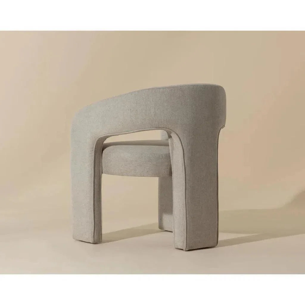 SUNPAN Isidore Fabric Dining Armchair
