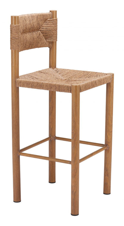 Zuo Modern Iska Aluminum Outdoor Barstool 2PC