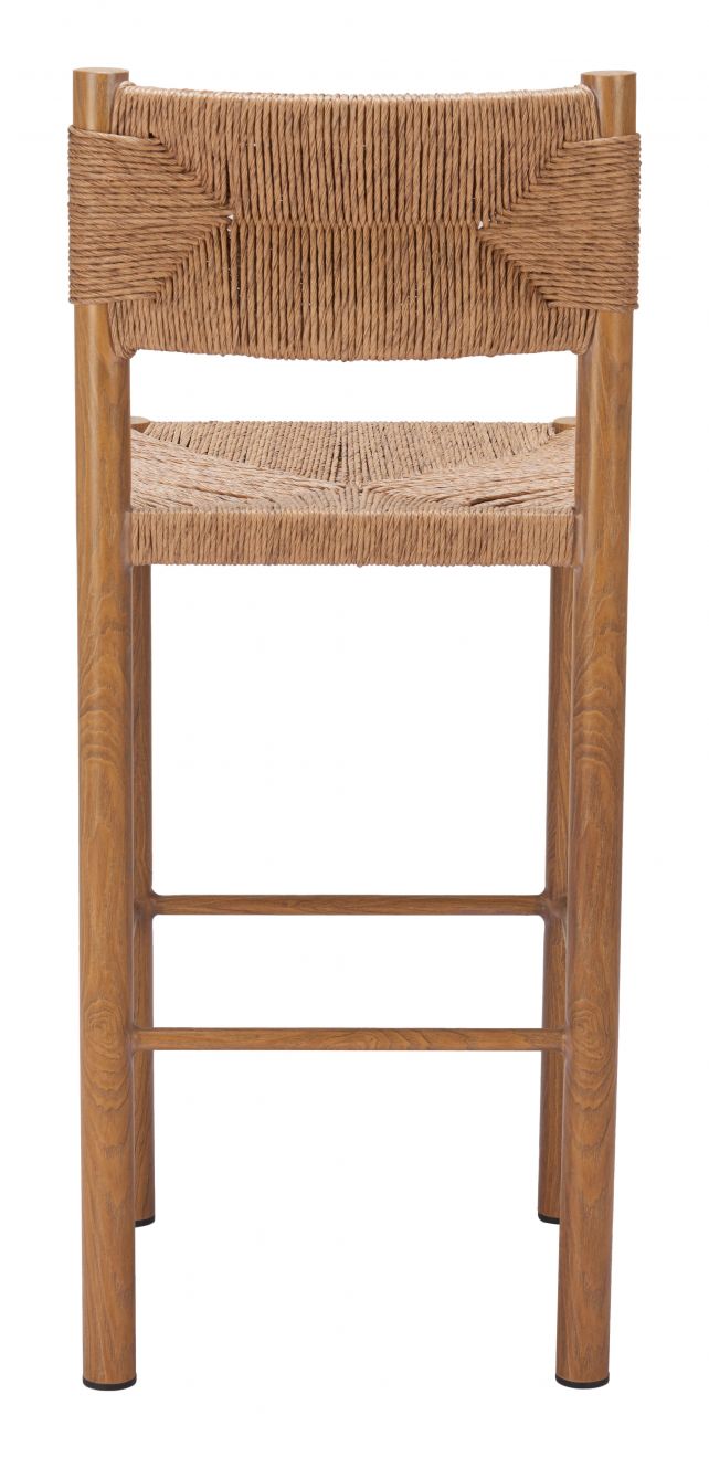 Zuo Modern Iska Aluminum Outdoor Barstool 2PC