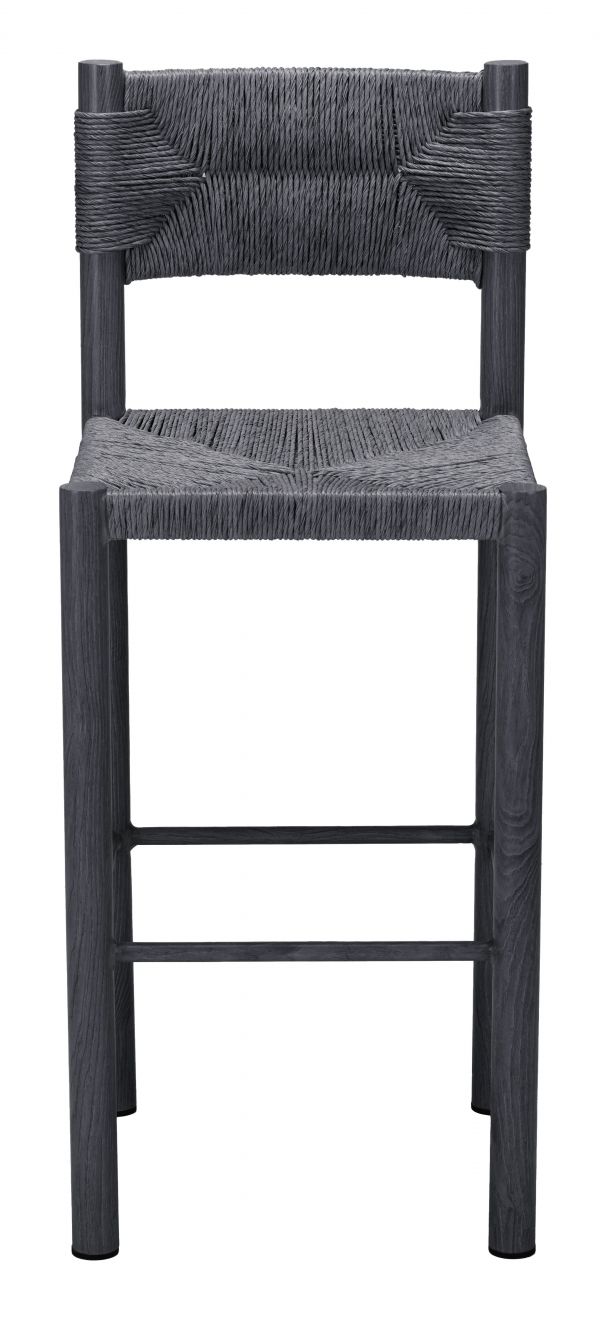 Zuo Modern Iska Aluminum Outdoor Barstool 2PC