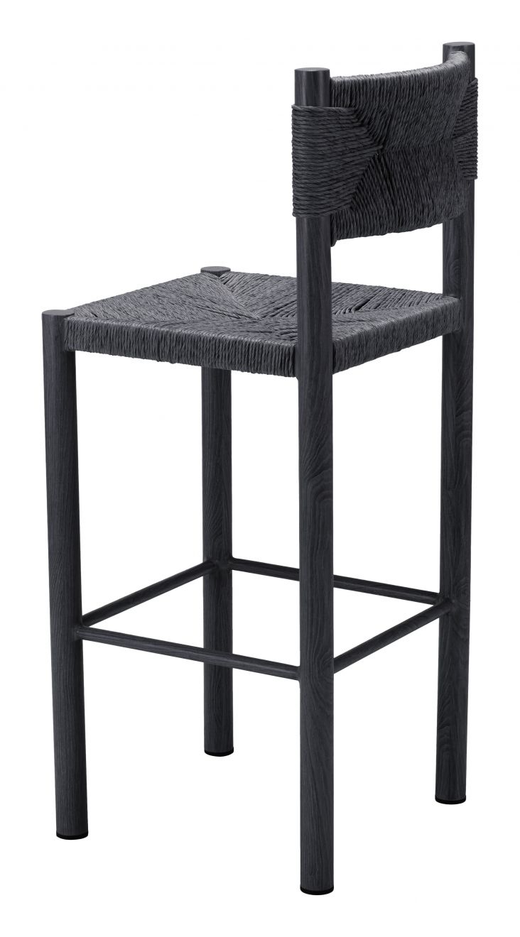 Zuo Modern Iska Aluminum Outdoor Barstool 2PC